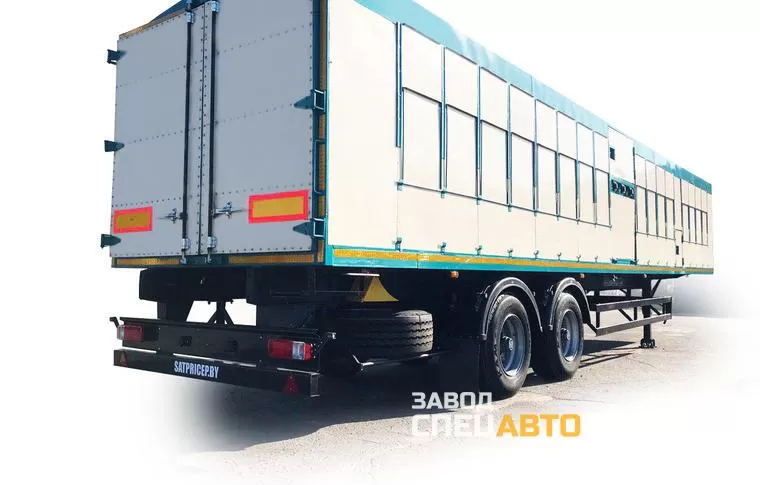 Полуприцеп автомобильный одноярусный (скотовоз) sat47к 