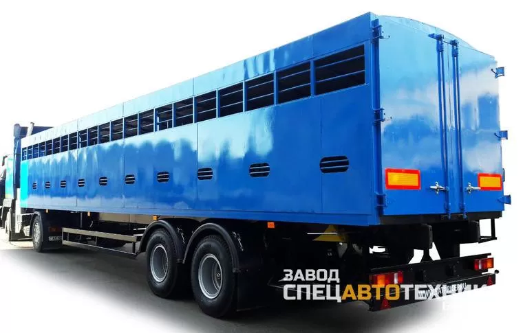 Полуприцеп автомобильный одноярусный (скотовоз) sat47к 