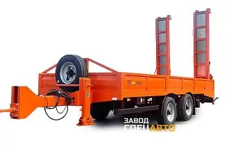 Прицеп низкорамный  сат123 грузовые