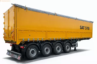 Полуприцеп алюминиевый самосвальный с задней и боковой разгрузкой