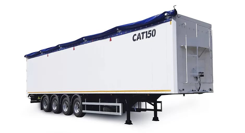 Полуприцеп с подвижным полом  sat150 (4-х осный) 