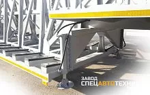 Полуприцеп автомобильный панелевоз (хребтовый)  sat191 грузовой