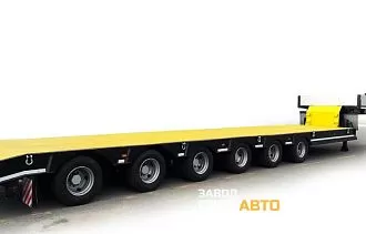 Полуприцеп низкорамный (тяжеловоз)  sat186 грузовые