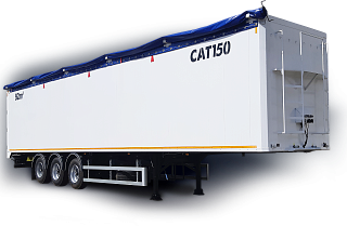 Полуприцеп с подвижным полом 